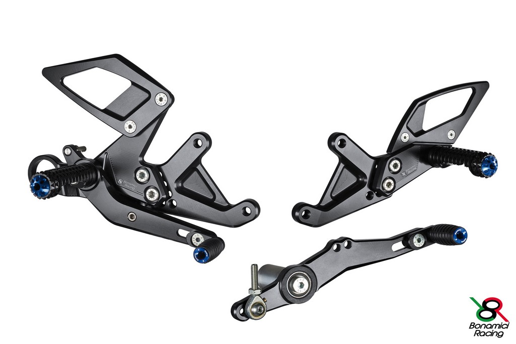 Bonamici Racing Aluminium Rearsets for the BMW S1000RR 2015-2018 Bonamici Racing Aluminium Rearsets for the BMW S1000RR 2015-2018